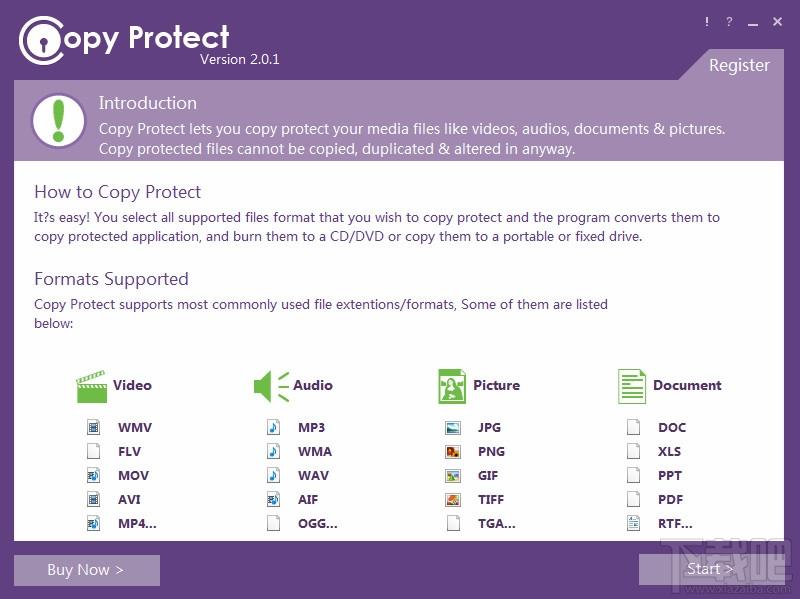 Copy Protect,禁止拷贝软件,禁止复制文件